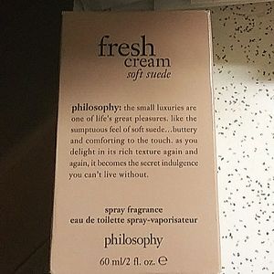 New! Philosophy Fresh Cream Soft Suede Fragrance 2oz. 60ml